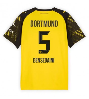 Borussia Dortmund Ramy Bensebaini #5 Hjemmebanetrøje 2025-26 Kortærmet